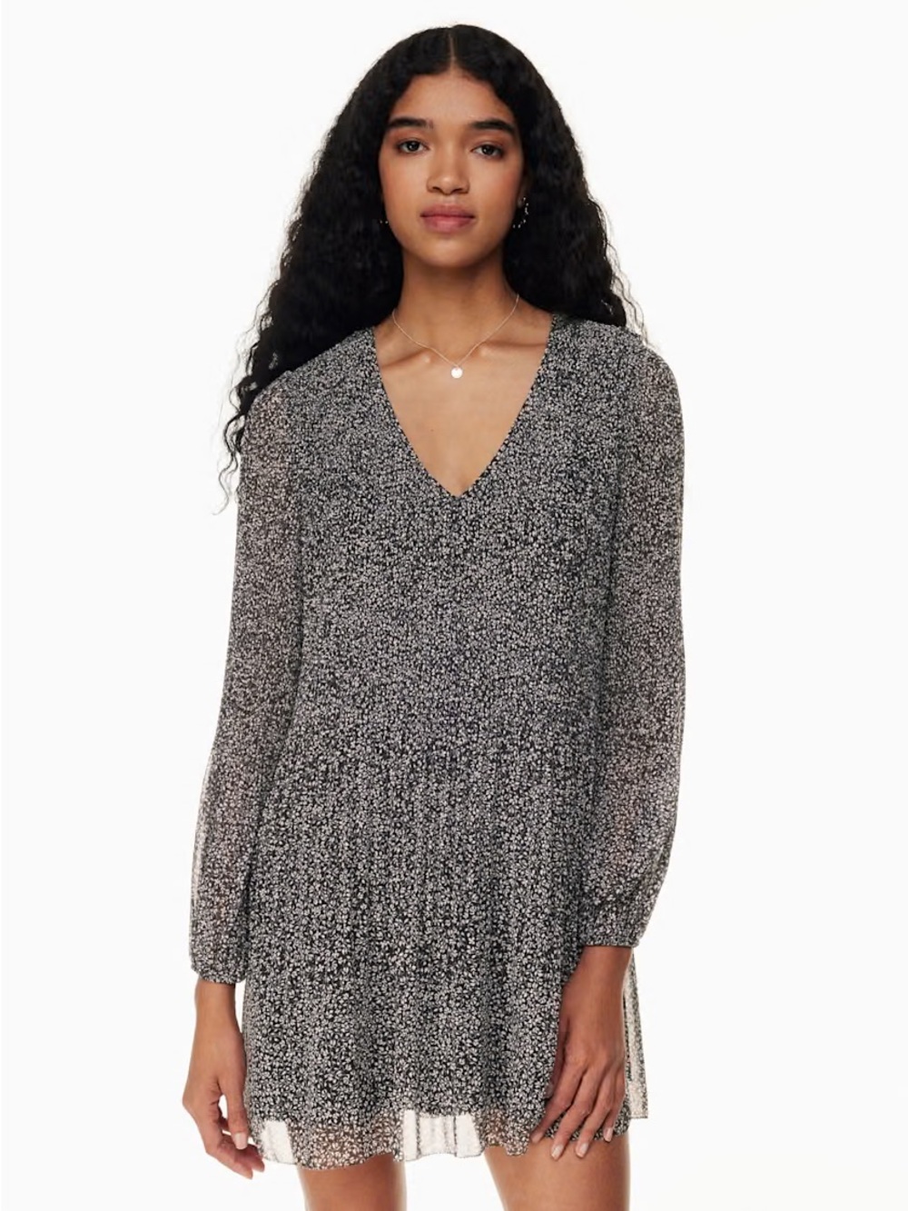 Aritzia Wilfred Daydreamer V-Neck Dress Size Large